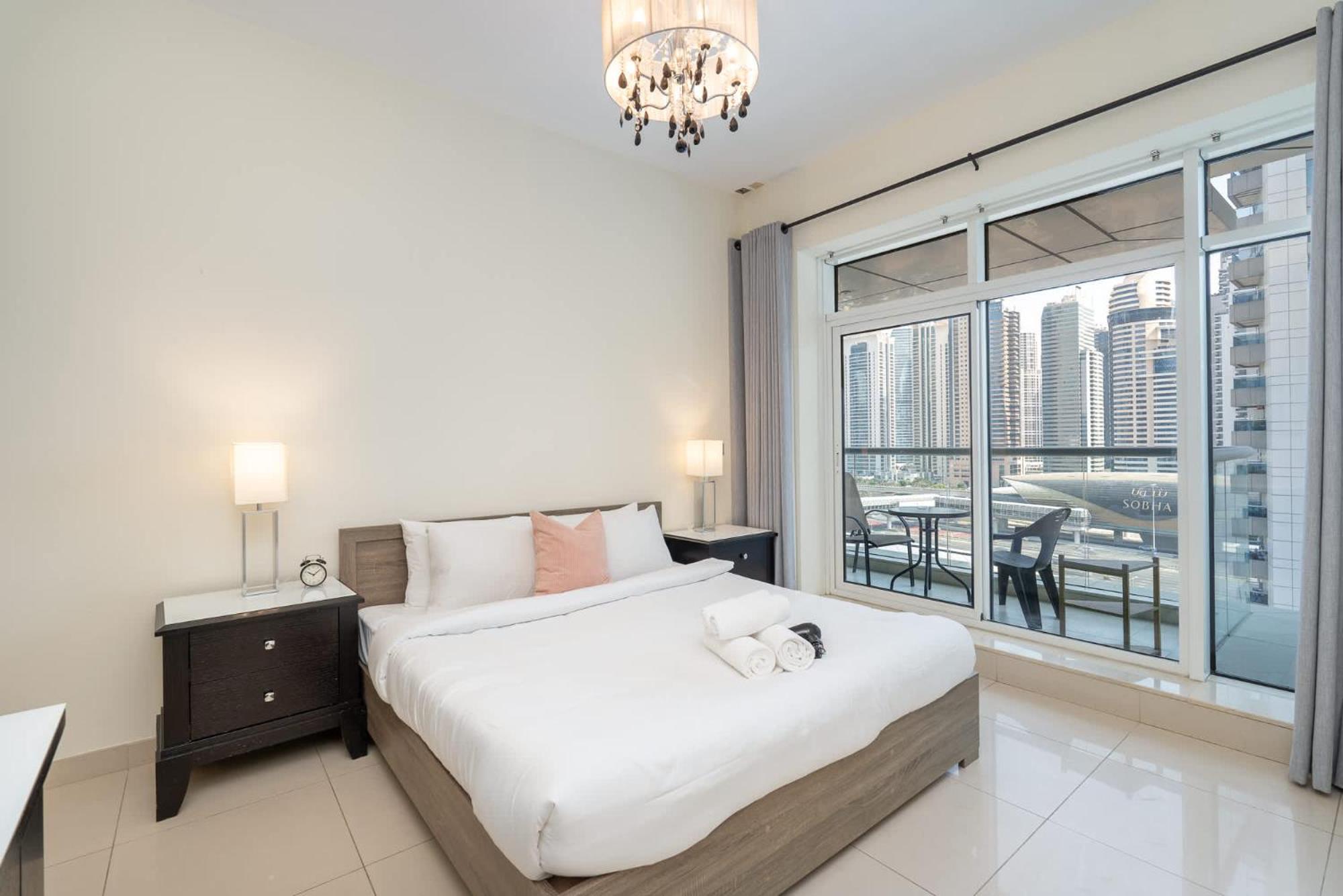 Serene 1-Bedroom Retreat In Dubai Marina Exterior photo